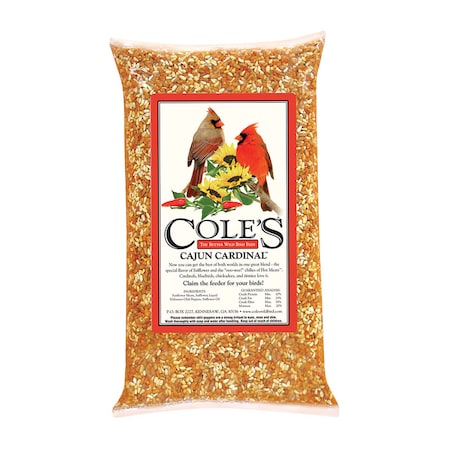 Coles Cole's Cajun Cardinal Assorted Species Sunflower Meats Wild Bird Food 10 lb CB10